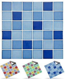 Mosaic tile transfers stickers