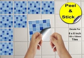Mosaic tile transfers stickers
